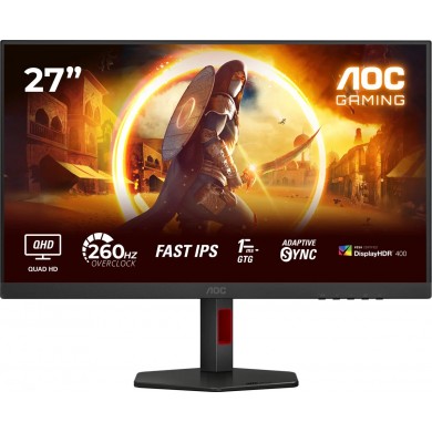 27.0” Monitor Gaming AOC Q27G4ZR/ QHD/ 0.3ms/ 260Hz 27.0” Monitor Gaming AOC Q27G4ZR/ QHD/ 0.3ms/ 260Hz