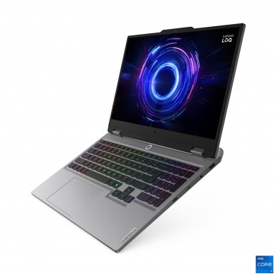 LENOVO LOQ 15IRX10, Luna Grey, AG IPS 15.6&rdquo; FHD 300nits 144Hz (Intel Core i7-13645HX, 14x Core, up to 4.9GHz, 16GB DDR5 (1 slot free), 512GB M.2 2242 NVMe (1 slot free), NVIDIA GeForce RTX 5050 8GB (440 AI TOPS), Wi-Fi 6, RJ-45, 60Wh, 5.0MP Webcam, Backlit, EN/RU, 2.4kg, NoOS), AI Gaming, 83JE0189RK