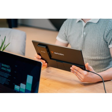 14.0&rdquo; Monitor Touch Portabil VERBATIM Light 14&rdquo;  / 6ms / Black
