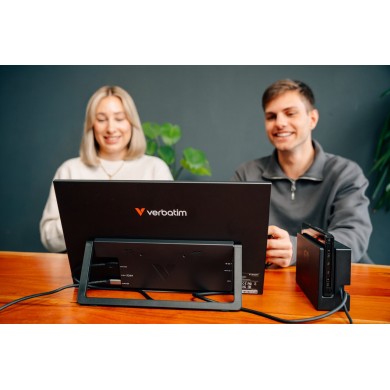 15.6&rdquo; Monitor Portabil VERBATIM Light 15.6&rdquo; / 4ms / Black