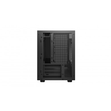Carcasa DEEPCOOL CH260 WOOD / w/oPSU / Side-Window / mATX