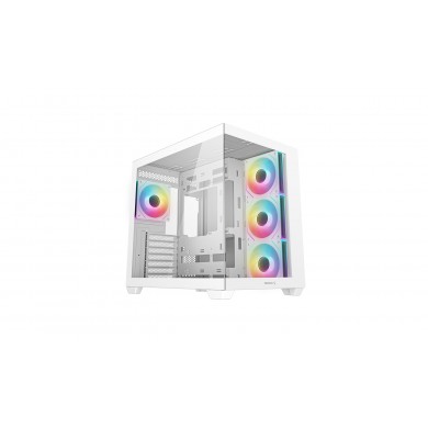 Carcasa DEEPCOOL CG530 4F WH / w/oPSU / Side panel / 4x A-RGB 120mm / ATX Carcasa DEEPCOOL CG530 4F WH / w/oPSU / Side panel / 4x A-RGB 120mm / ATX