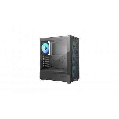 Carcasa DEEPCOOL CC550 4F / w/oPSU / Side panel / 4x120mm / ATX / Black