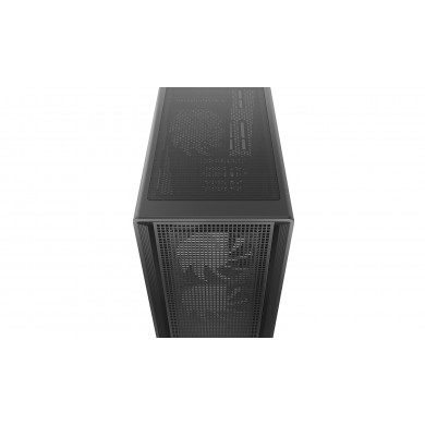 Carcasa DEEPCOOL CC550 4F / w/oPSU / Side panel / 4x120mm / ATX / Black