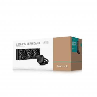 Sistem de racire lichid DEEPCOOL LE360 V2 ZERO DARK/ Universal/ 280W/ <24.96 dBA/ 48.34 CFM