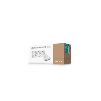 Sistem de racire lichid DEEPCOOL LE360 V2 PURE WHITE/ Universal/ 280W/ <24.96 dBA/ 48.34 CFM