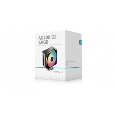 Cooler DEEPCOOL AG400 G2 ARGB/ Universal / 220W / 500~2000rpm, <30.93 dB(A) / 68.85 CFM