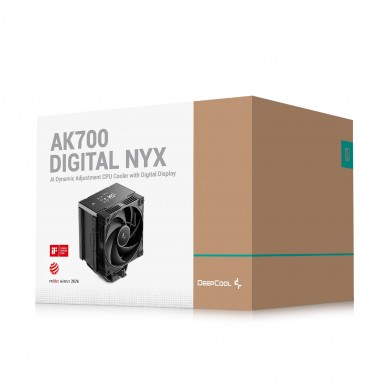 Sisteme de racire cu aer DEEPCOOL AK700 DIGITAL NYX/ Universal/ 280W/ 2700rpm/ <36dB(A)/ 77.23 CFM