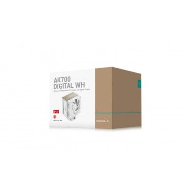 Sisteme de racire cu aer DEEPCOOL AK700 DIGITAL WH/ Universal/ 280W/ 2700rpm/ <36dB(A)/ 77.23 CFM