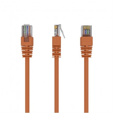 UTP Cat.5e Patch cord, 0.25m, Orange