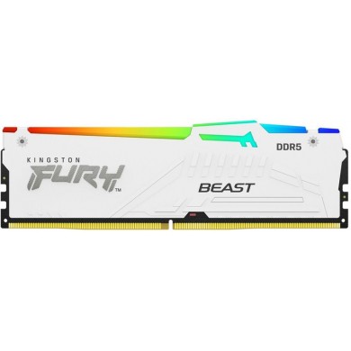 Memorie operativa Kingston FURY Beast White RGB EXPO DDR5 6000MHz 16GB Memorie operativa Kingston FURY Beast White RGB EXPO DDR5 6000MHz 16GB