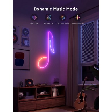 Banda luminoasa LED Govee Neon Rope Light 2, 10m