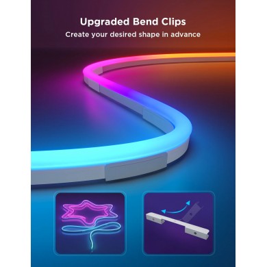 Banda luminoasa LED Govee Neon Rope Light 2, 10m