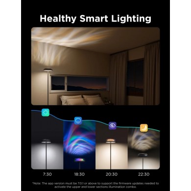 Lampa de podea Uplighter GOVEE RGBIC Ripple