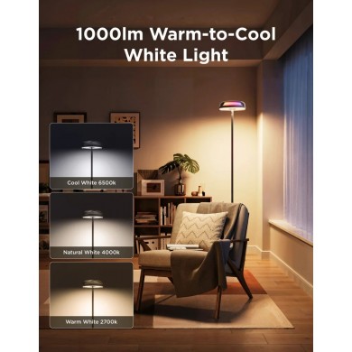 Lampa de podea Uplighter GOVEE RGBIC Ripple