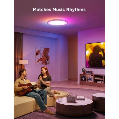 Lampa Smart de tavan GOVEE Round 12” RGBWW + RGBIC Lampa Smart de tavan GOVEE Round 12” RGBWW + RGBIC