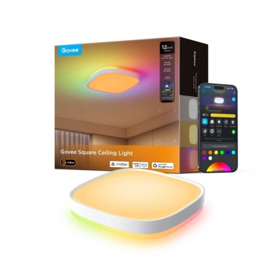 Lampa de tavan inteligenta GOVEE Square 12” RGBWW + RGBIC Lampa de tavan inteligenta GOVEE Square 12” RGBWW + RGBIC