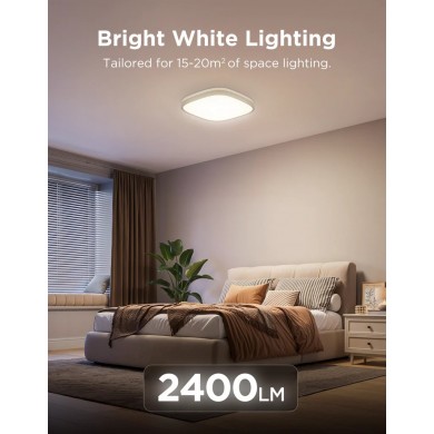 Lampa de tavan inteligenta GOVEE Square 12” RGBWW + RGBIC Lampa de tavan inteligenta GOVEE Square 12” RGBWW + RGBIC