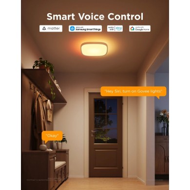 Lampa de tavan inteligenta GOVEE Square 12” RGBWW + RGBIC Lampa de tavan inteligenta GOVEE Square 12” RGBWW + RGBIC