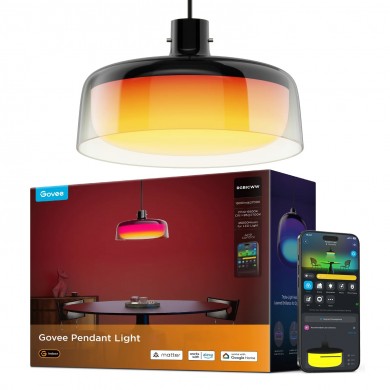 Lampa inteligenta de tavan GOVEE Pendant Light Round 15” Lampa inteligenta de tavan GOVEE Pendant Light Round 15”