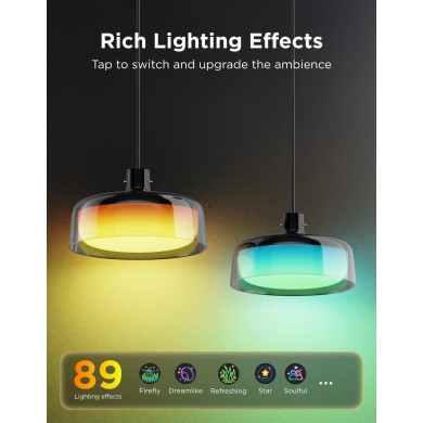 Lampa inteligenta de tavan GOVEE Pendant Light Round 15” Lampa inteligenta de tavan GOVEE Pendant Light Round 15”