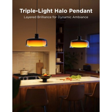 Lampa inteligenta de tavan GOVEE Pendant Light Round 15” Lampa inteligenta de tavan GOVEE Pendant Light Round 15”
