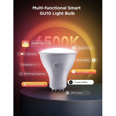 Becuri Smart GOVEE RGBWW (2 Pack) GU10