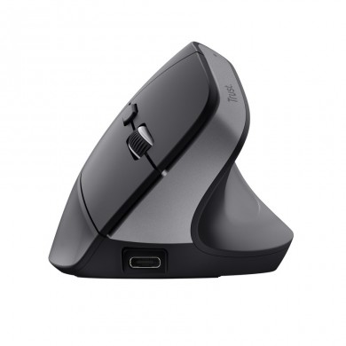 Mouse ergonomic wireless Trust Bayo+ / 2.4GHz/ Bluetooth/ Black