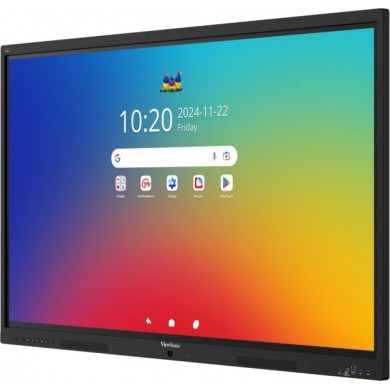 75&rdquo; Smart interactive display ViewSonic IFP7551-3C/ + Wi-Fi Bundle/ 4K/ 16GB RAM/ 128GB