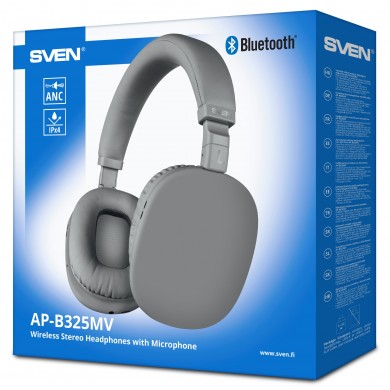 Casti Bluetooth SVEN AP-B325MV, Grey