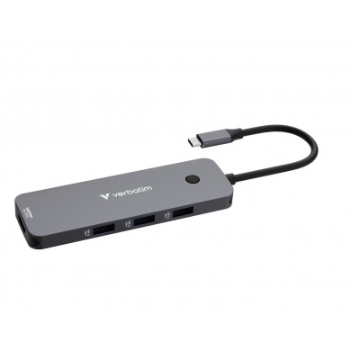 Adaptor Multiport 8-in-1 Verbatim CMH-08/ USB-С/ USB-A / HDMI/ SD/ microSD Adaptor Multiport 8-in-1 Verbatim CMH-08/ USB-С/ USB-A / HDMI/ SD/ microSD
