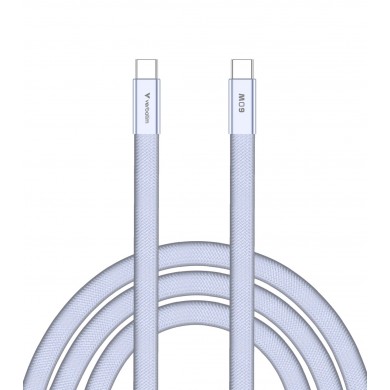 Cablu USB-C to USB-C Verbatim Sync & Charge SoftTouch 60W / 1.2 m