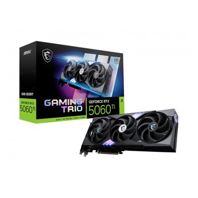 Placa video MSI GeForce RTX 5060 Ti 8G GAMING TRIO OC/ 8GB / GDDR7 / 128bit Placa video MSI GeForce RTX 5060 Ti 8G GAMING TRIO OC/ 8GB / GDDR7 / 128bit