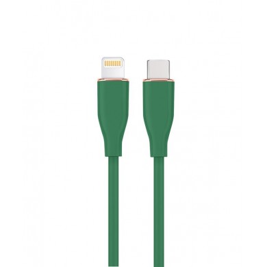 Cable Type-C to 8-pins (Lightning) - 1.5 m - Premium silicon Cablexpert CC-USB2S-CM8PM-1.5M-G, USB Type-C to 8-pins charging & data cable, 1.5 m, Midnight Green Cable Type-C to 8-pins (Lightning) - 1.5 m - Premium silicon Cablexpert CC-USB2S-CM8PM-1.5M-G, USB Type-C to 8-pins charging & data cable, 1.5 m, Midnight Green