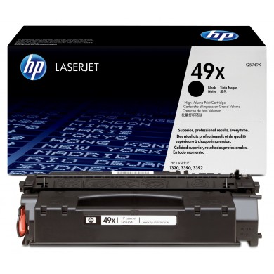 HP 49X (Q5949X) Black Cartridge for HP LaserJet 1160, 3392, 3390, 1320, 6000 p.