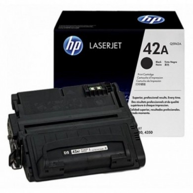 HP 42A (Q5942A) Black Cartridge for HP LaserJet 1240, 4250, 4250N, 4250TN, 4250DTN, 4350, 4350TN, 4350DTN, 4350N, 10000 p. HP 42A (Q5942A) Black Cartridge for HP LaserJet 1240, 4250, 4250N, 4250TN, 4250DTN, 4350, 4350TN, 4350DTN, 4350N, 10000 p.