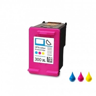 HP 300XL (CC644EE) High Yield Ink color Cartridge,  for HP DeskJet D 1600 Series, 440 p.