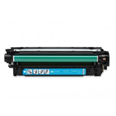 HP 504A (CE251A) Cyan Cartridge for HP LaserJet CP3525, CP3525n, CP3525dn, CP3525x, CM3530, CM3530fs, 7000 p.