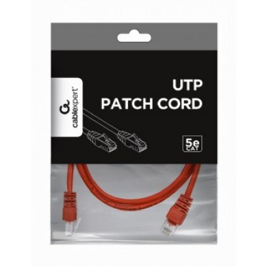 UTP Cat.5e Patch cord, 1m, Red