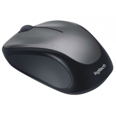 Logitech Wireless Mouse M235 Silver, Optical Mouse, Nano receiver, Silver/Black, Retail
