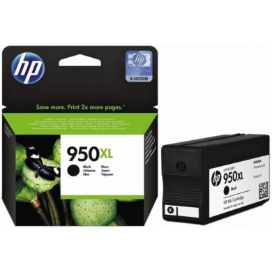 HP 950XL (CN045AE) Black Officejet Ink Cartridge for Officejet Pro 8100/8600 Printer, 2300 pages HP 950XL (CN045AE) Black Officejet Ink Cartridge for Officejet Pro 8100/8600 Printer, 2300 pages