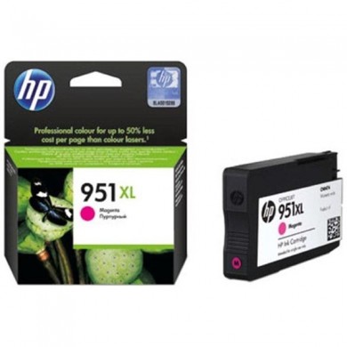 HP 951XL (CN047AE) Magenta Ink Cartridge, for OfficeJet PRO 8100 ePrinter , Pro 8600 Plus e-All-in-One , Pro 8600A (A911a) e-All-in-One , Pro 276dw , Pro 251dw, 1500 pages
