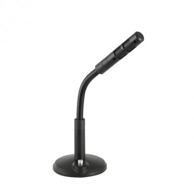 SVEN MK-490, Microphone, Desktop, On/off switch button, Flexible stand for rotation at any angle, Black