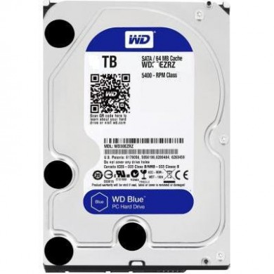 3.5&rdquo; HDD 1.0TB  Western Digital WD10EZEX Caviar&reg; Blue&trade;, CMR Drive, 7200rpm, 64MB, SATAIII