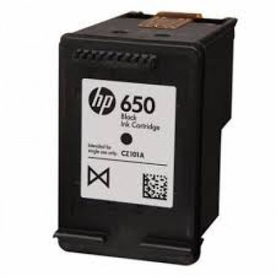 HP 650 (CZ101AE) Black Ink Cartridge for DeskJet 2515/3515 AiO, 360 pages