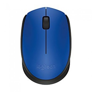Logitech Wireless Mouse M171 Blue, Optical Mouse for Notebooks, Nano receiver,  Blue, Retail