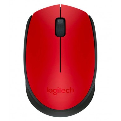 Mouse Wireless Logitech M171 / Optical  / Nano receiver / Red