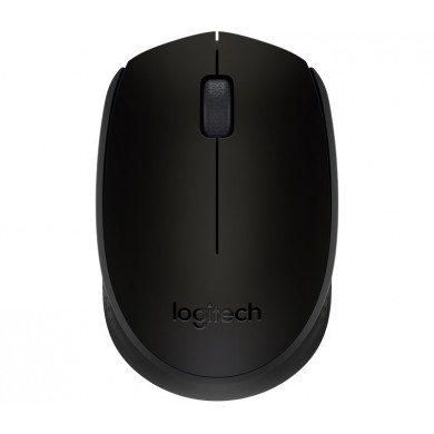 Logitech Wireless Mouse M171 Black, Optical Mouse for Notebooks, Nano receiver,  Black, Retail