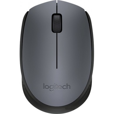 Logitech Wireless Mouse M170 Grey, Optical Mouse for Notebooks, Nano receiver,  Grey, Retail