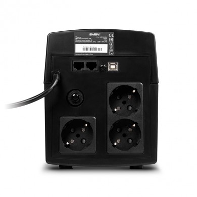 UPS SVEN Pro 1000 (USB) / AVR / 1000VA  / 720W